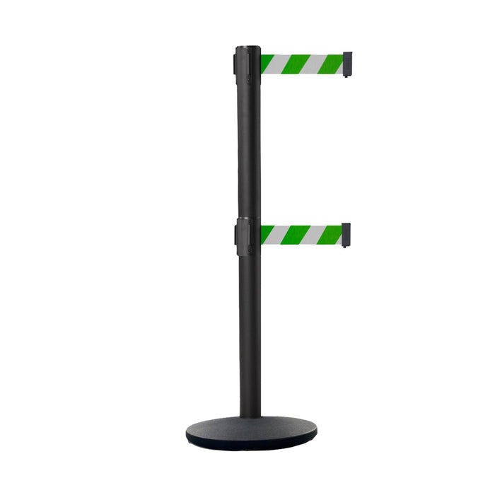 NO WEATHER TREATMENT / GREEN AND WHITE DIAGONAL