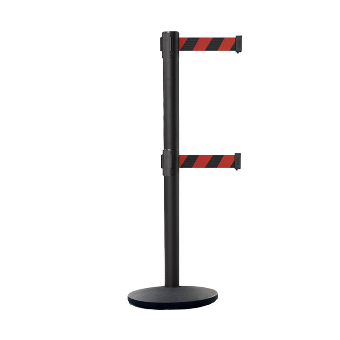 NO WEATHER TREATMENT / BLACK AND RED DIAGONAL