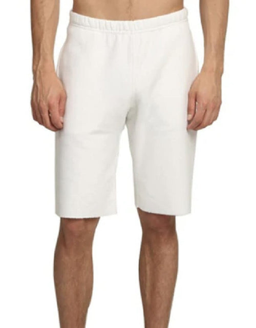 REVERSE WEAVE LONG SHORT WHITE