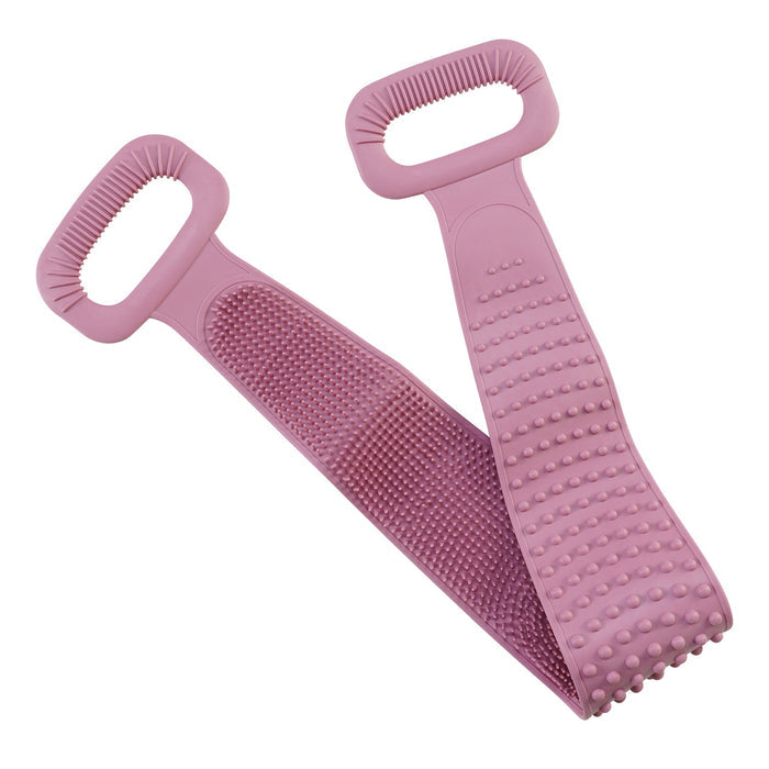 Revive Silicon Back Brush Mauve Pink - ikatehouse