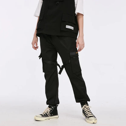 Ribbons Harem Joggers – Men’s Streetwear Cargo Pants