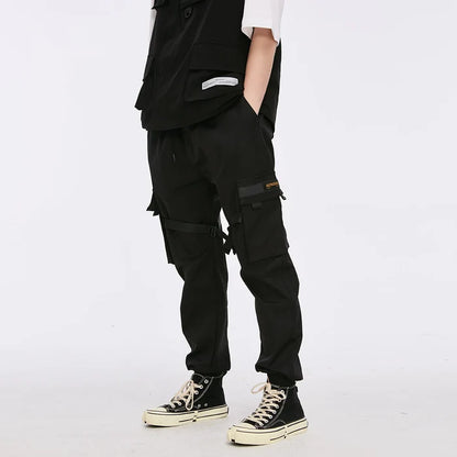 Ribbons Harem Joggers – Men’s Streetwear Cargo Pants
