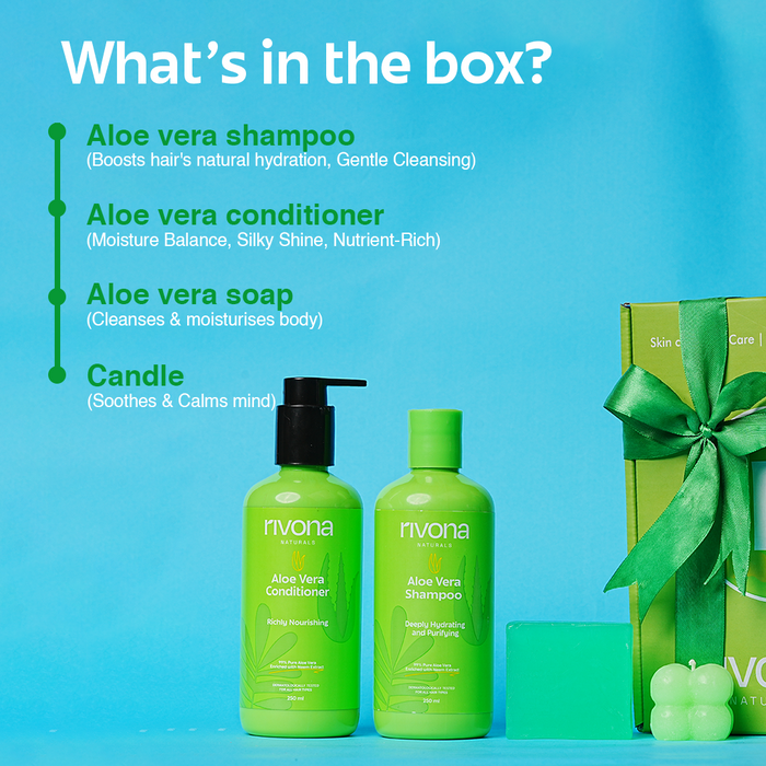 Rivona Natural Aloe Refresh Bath & Body Gift Set