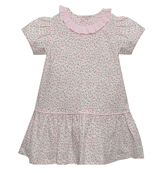 RN Pink Garden Whispers Drop Waist Dress