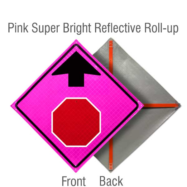 Roll Up Incident Warning Signs - Crowd Control Warehouse