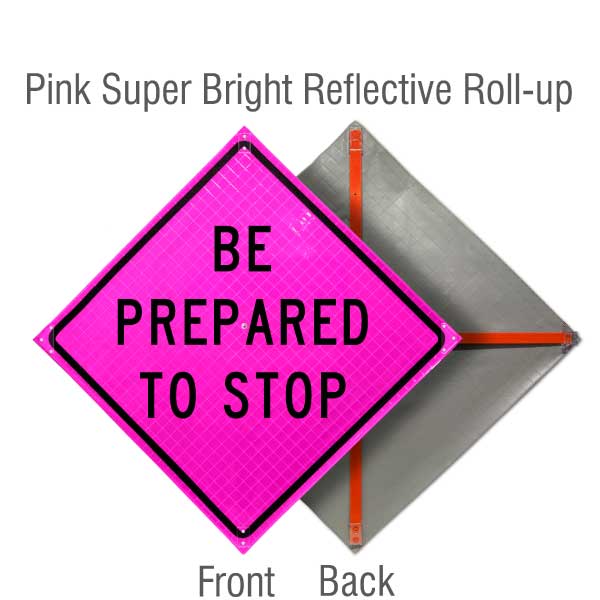 Roll Up Incident Warning Signs - Crowd Control Warehouse