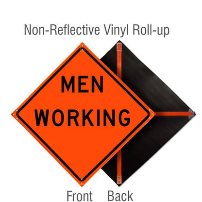 Non–Reflective Roll-Up Vinyl / Men Working