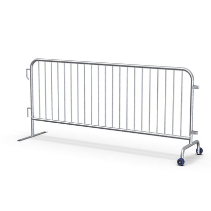 Roller Feet for Interlocking Steel Barricades - Crowd Control Warehouse