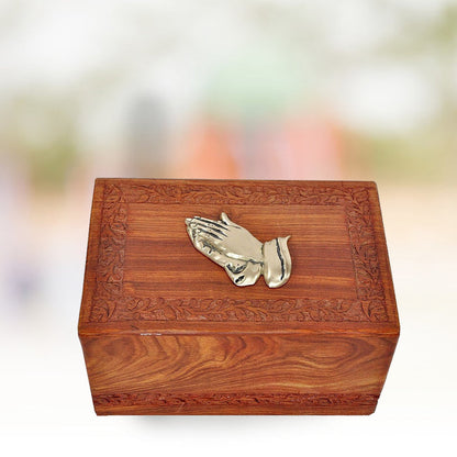Rosewood Brass Praying Hand - IUWD100-BPH