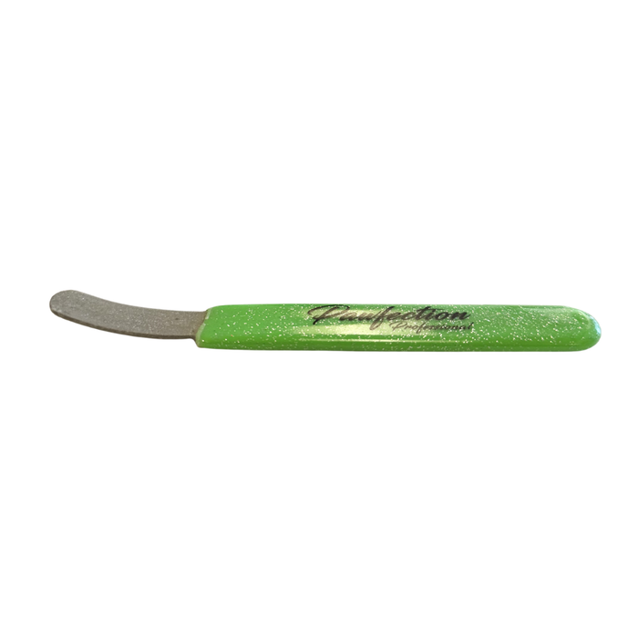 Round Curved Stripping File (FINE) w/ Green Glitter Handle