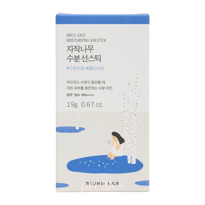 ROUND LAB Birch Juice Moisturizing Sunstick SPF50+PA++++ 19g (904459) - Pretties.com.hk