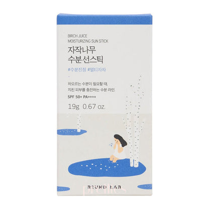 ROUND LAB Birch Juice Moisturizing Sunstick SPF50+PA++++ 19g (904459) - Pretties.com.hk