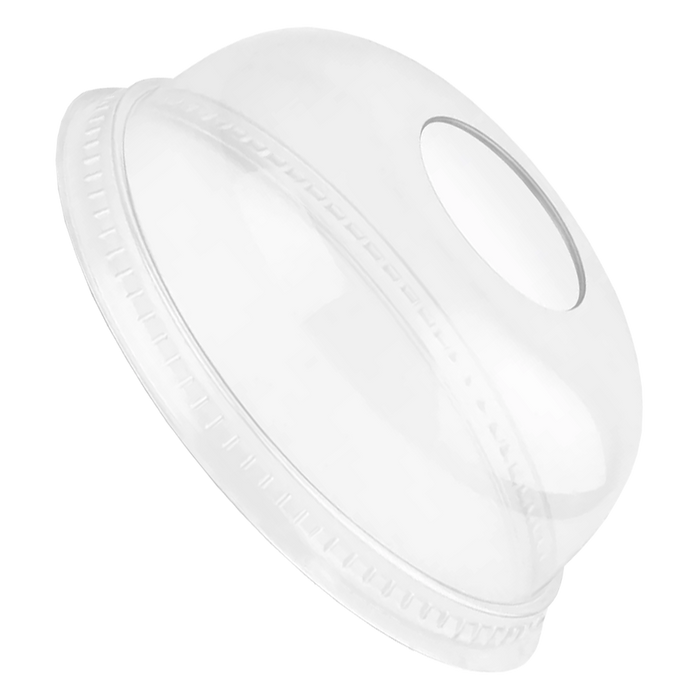 rPET Domed Lids with Hole