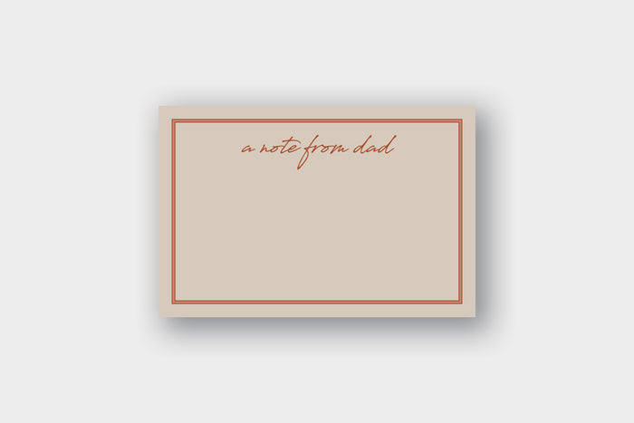 Rustic Note Card