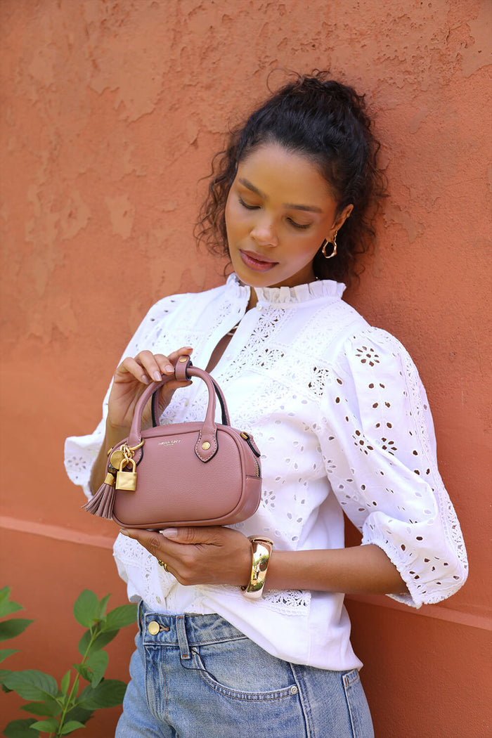 Ruthanna Pecan Mini Bowler