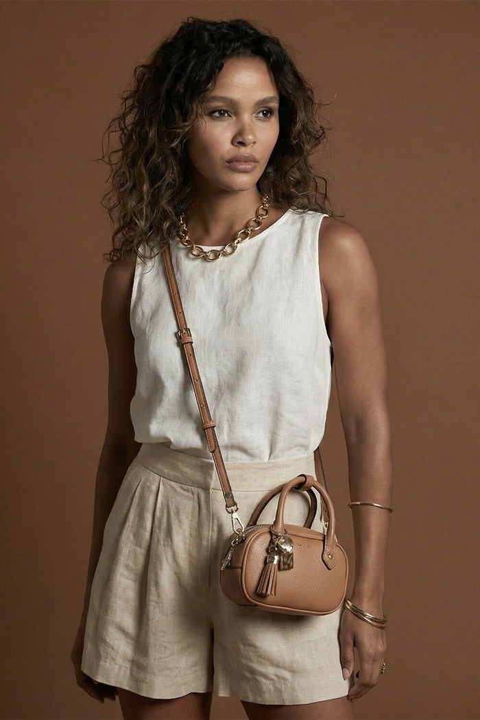 Ruthanna Tan Mini Bowler
