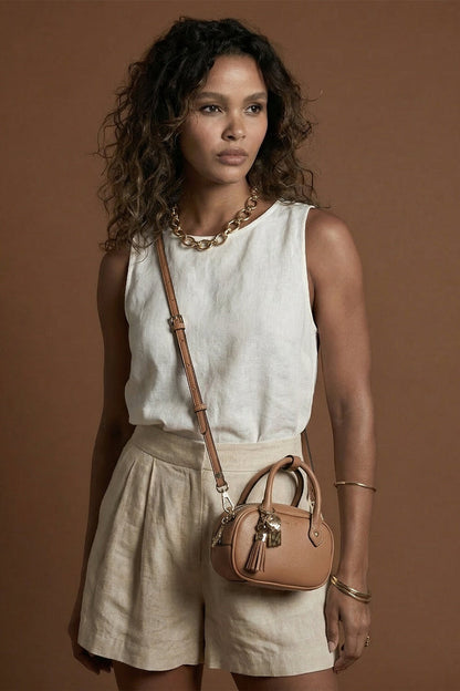 Ruthanna Tan Mini Bowler