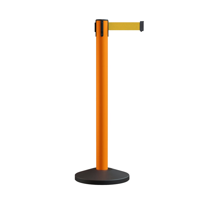 Safety Retractable Belt Barrier Stanchion, 16 Ft. Belt - CCW Series RBB - 150 - Crowd Control Warehouse