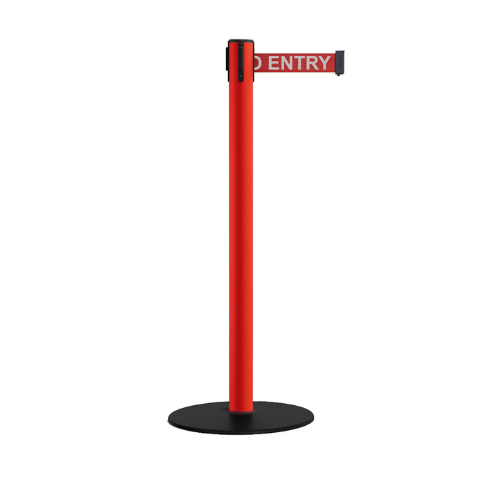 RED WITH "NO ENTRY" WHITE LETTERS / 11 FT.