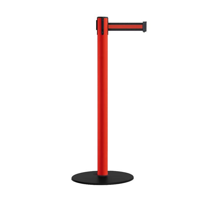 BLACK WITH HORIZONTAL RED STRIPE / 11 FT.
