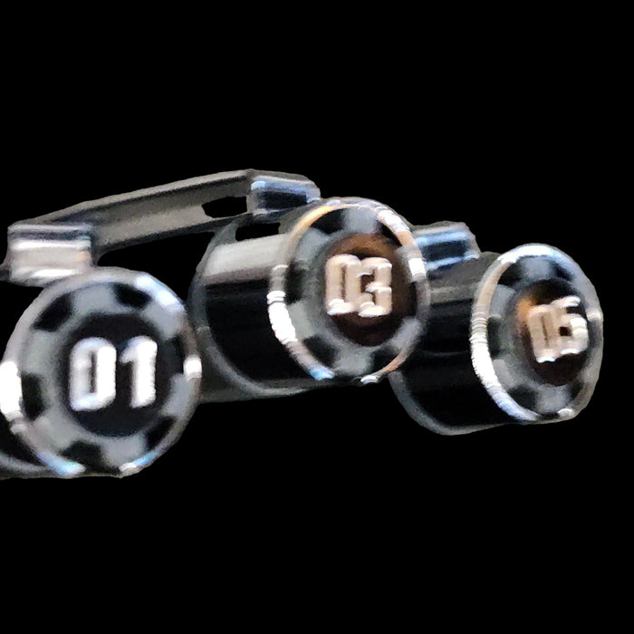 Sakura- Microperm Pen - Black. Crafters use it to decorate everything from wooden letters to vinyl. Available at Embellish Away in Bowmanville Ontario Canada.