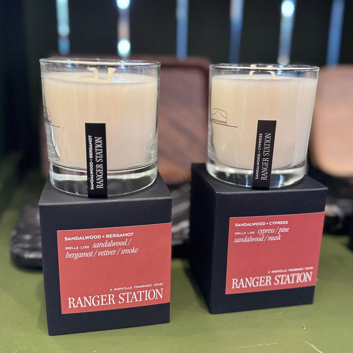 Sandalwood + Bergamot Candle - Domestic Domestic