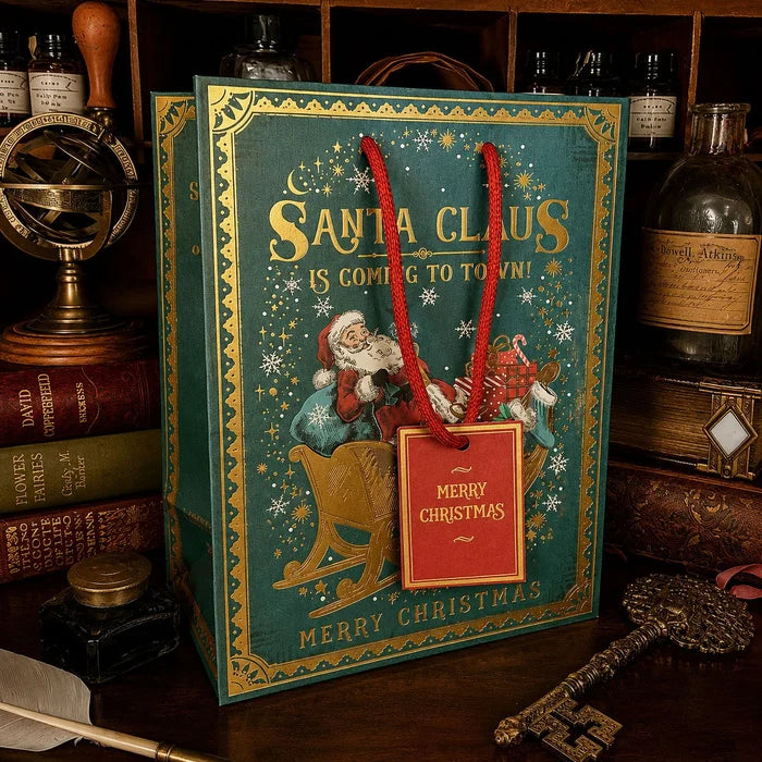 Santa Claus Is Coming To Town Luxury Medium Gift Bag