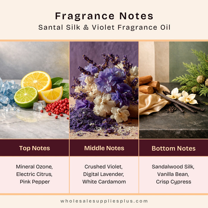 Santal Silk & Violet Fragrance Oil