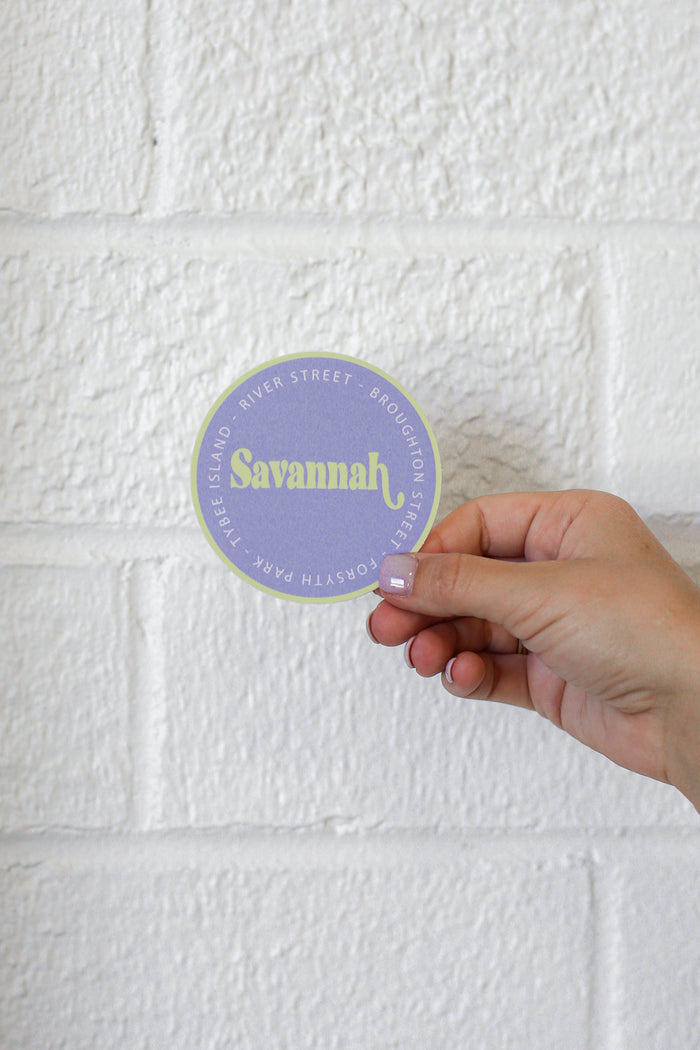 Savannah City Sticker