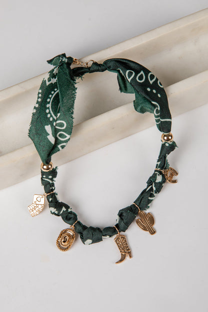 bandana necklace