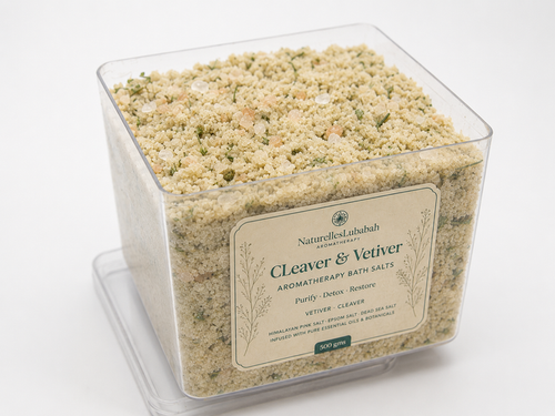 SEL DE KHUS  - Cleavers and Vetiver Aromatherapy Bath Salts