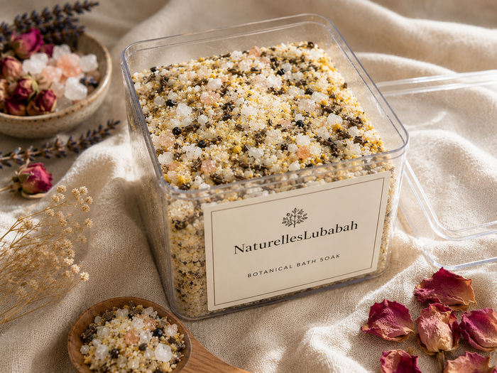 SEL DE WARDA - Rose and chamomile balancing soak salts