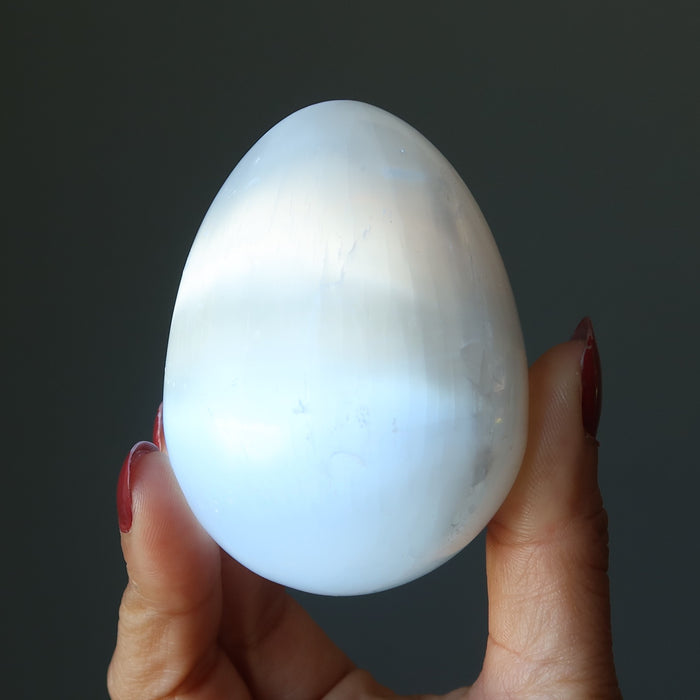 white selenite egg