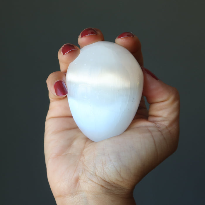 white selenite egg