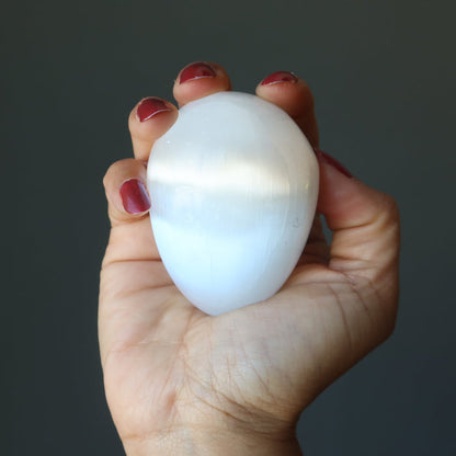 white selenite egg