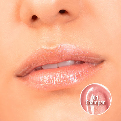 SET DE 12 TONOS GLOW'N'GLOSSY LIP GLOSS