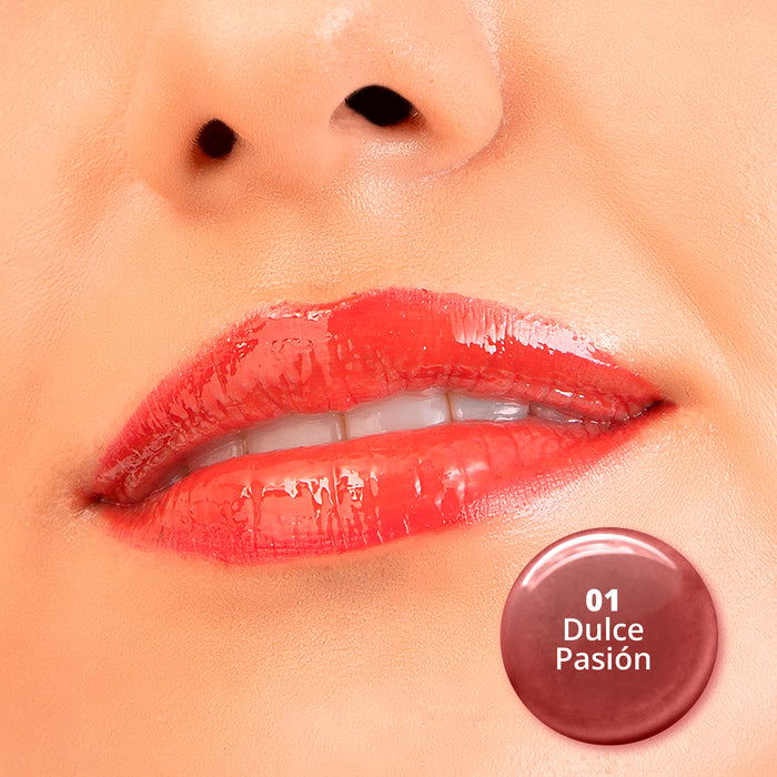 SET DE 8 TONOS PLUMP GLAM BRILLO VOLUMINIZADOR