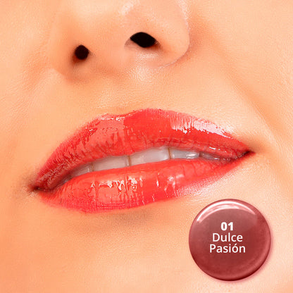 SET DE 8 TONOS PLUMP GLAM BRILLO VOLUMINIZADOR