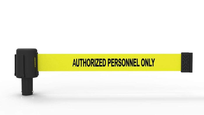 YELLOW "AUTHORIZED PERSONNEL ONLY" BANNER