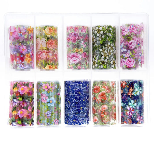 Set of Floral Designs Two TFS-6   Naio Nails