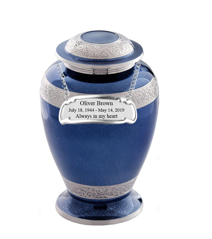 Sheen Series - Palatinate Blue Cremation Urn - IURG114