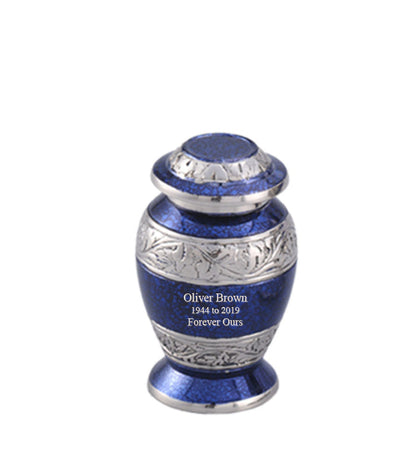 Sheen Series - Palatinate Blue Cremation Urn - IURG114
