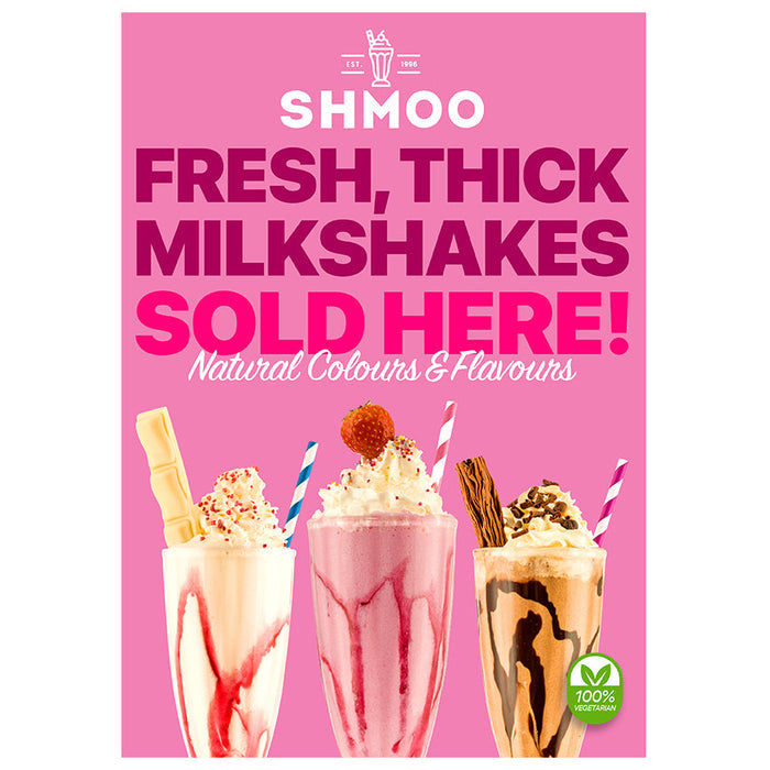 3rd Iris Creative Point Of Sale Shmoo Poster "Milkshake Sold Here"