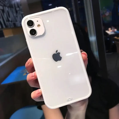 a person holding an iphone in their hand