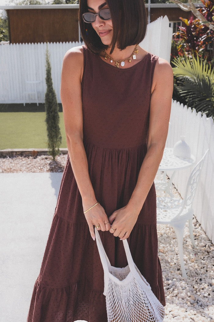 Siena Dress - Chocolate Chip