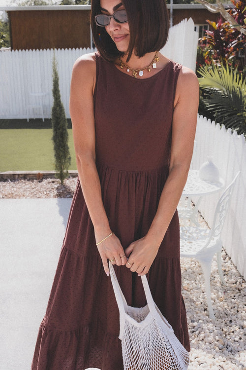Siena Dress - Chocolate Chip