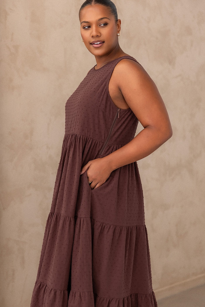 Siena Dress - Chocolate Chip