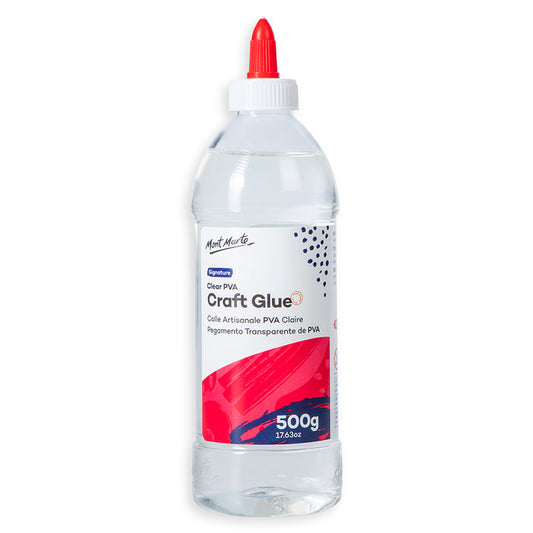 Signature Clear PVA Craft Glue 500g  (17.6 US fl.oz)