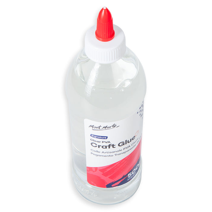 Signature Clear PVA Craft Glue 500g  (17.6 US fl.oz)