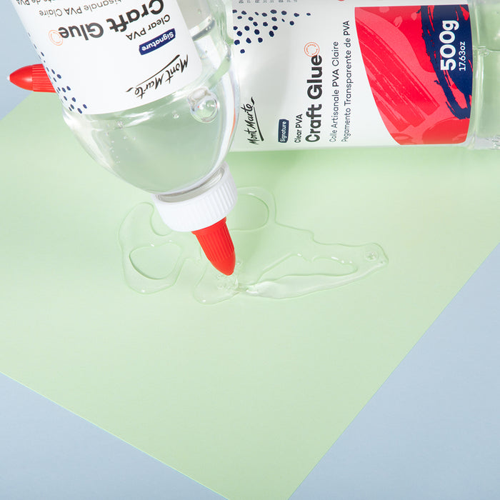 Signature Clear PVA Craft Glue 500g  (17.6 US fl.oz)